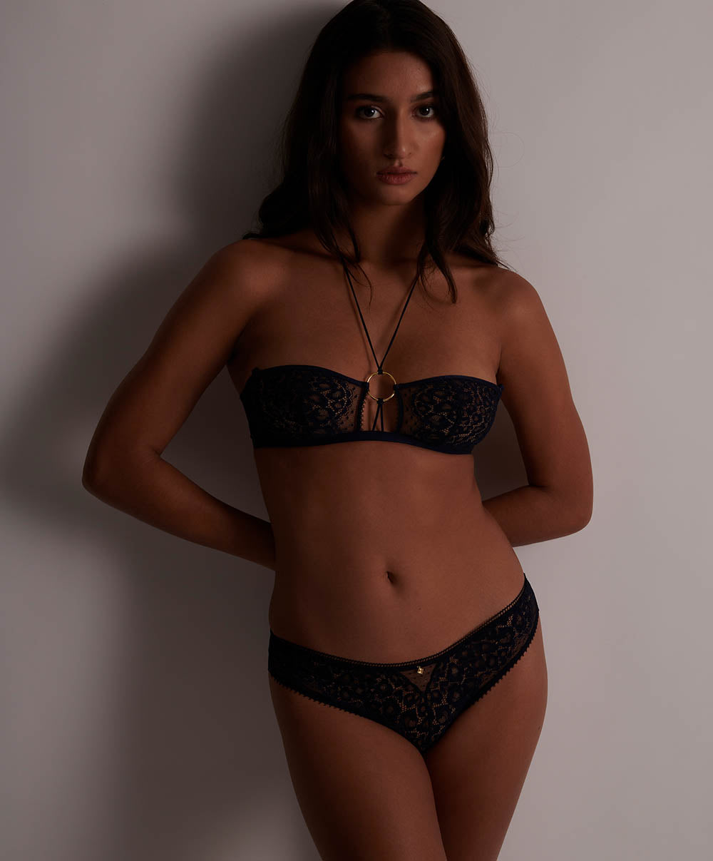 Soutien-gorge brassière luxe Illusion fauve Crépuscule Aubade 1A03-CREP