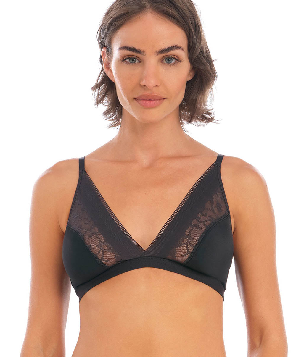 Soutien-gorge brassière sans armatures Wacoal Gloir Noir WE600303-BLK