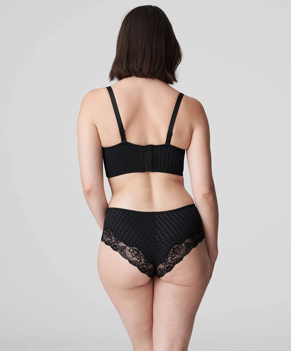 Soutien-gorge bustier à décolleté plongeant grande taille PrimaDonna Madison noir 0262126-ZWA