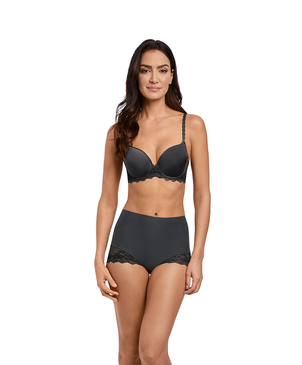 Soutien-gorge contour Wacoal Lace Perfection charcoal gris anthracite WE135004-CHL