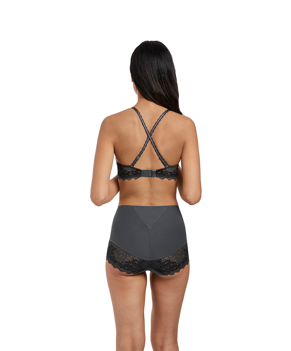 Soutien-gorge contour Wacoal Lace Perfection charcoal gris anthracite WE135004-CHL