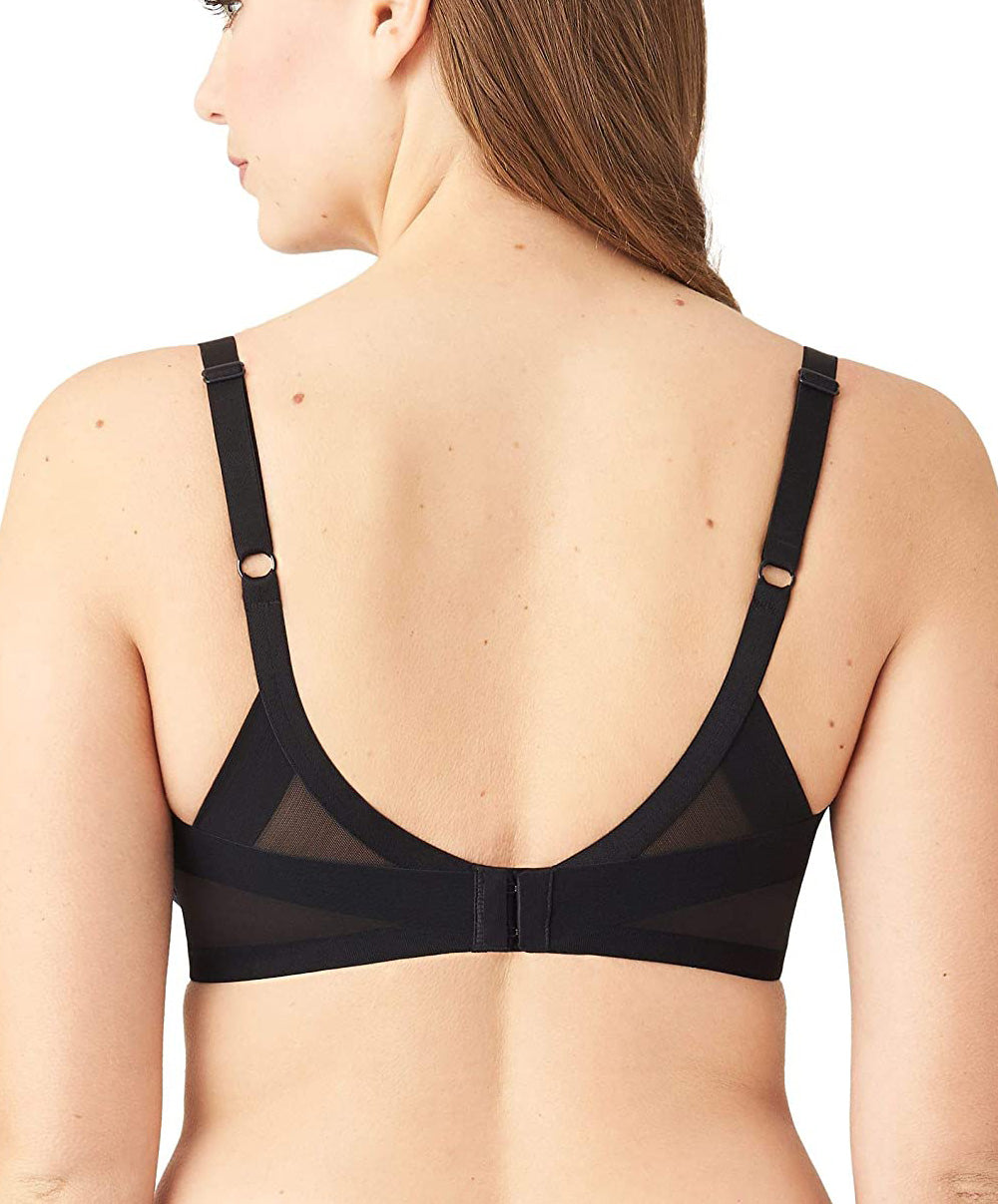Soutien-gorge contour lisse Wacoal Ultimate Side Smoother noir WA853281-BLK face