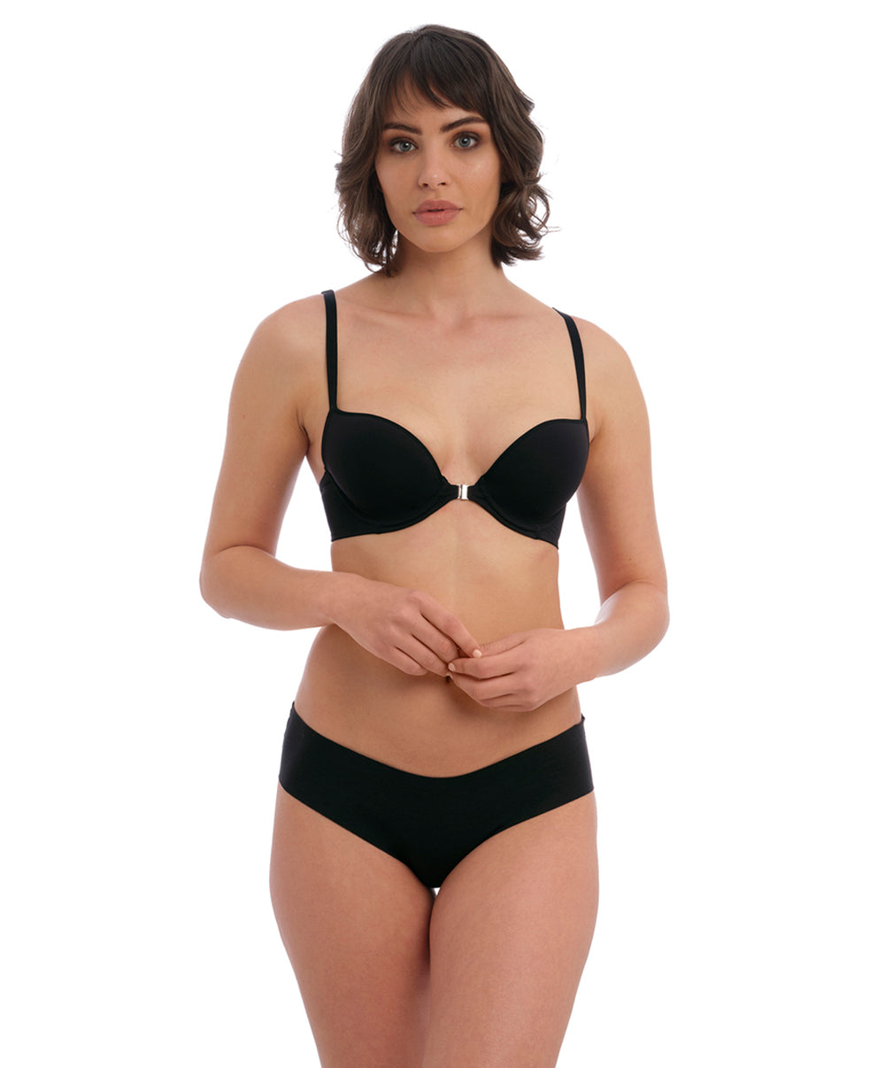 Soutien-gorge contour moulé lisse ouverture frontale Wacoal Accord noir WE600416-BLK