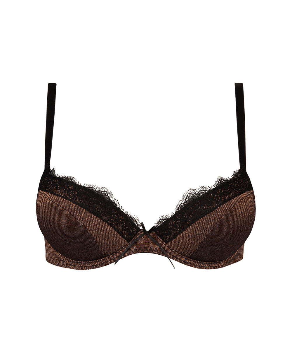 Soutien-gorge coque Antigel de Lise Charmel Disco Dentelle cuivre ECH8046-CD