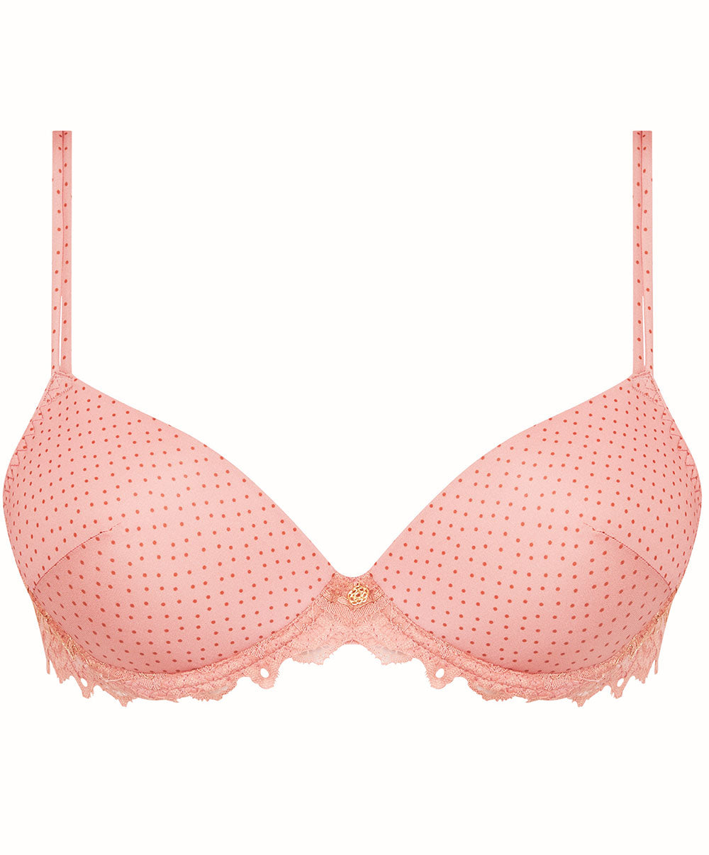 Soutien-gorge coque moulé Antigel de Lise Charmel Pétille en Glam bulles rosées ECH8082-BR