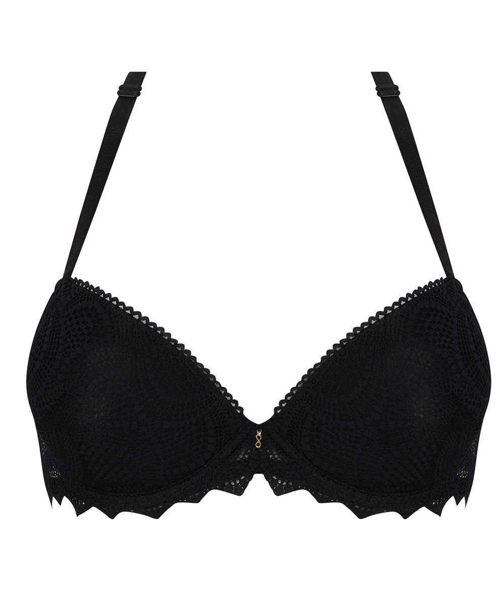 Soutien-gorge coque Antigel de Lise Charmel Sexy Bohême noir ECJ8040-NO