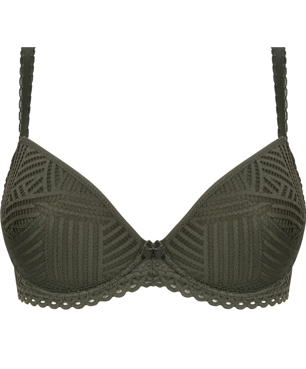 Soutien-gorge coque Antigel de Lise Charmel Tressage Graphic éclat aventure kaki ECC3637-3837-EA