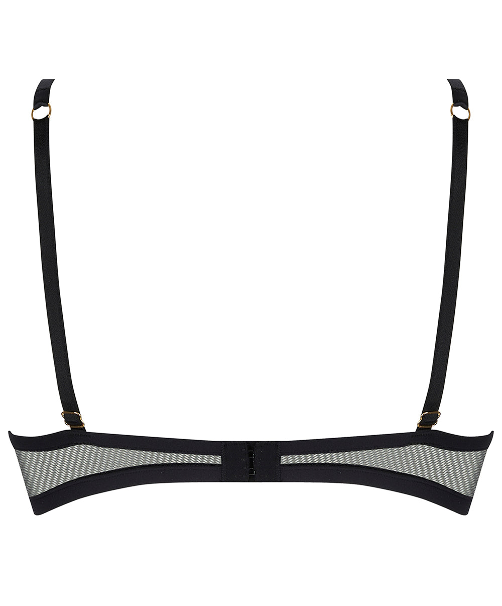 Soutien-gorge coque Lise Charmel Éclats d'Or noir or ACJ8529-NO