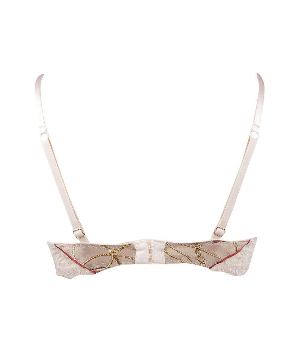 Soutien-gorge coque en soie Lise Charmel Séduction cavalière Ambre ACH8509