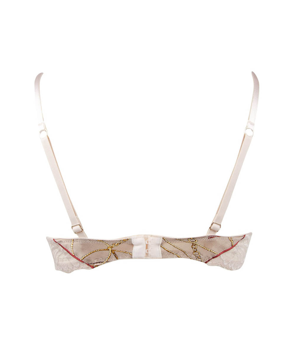 Soutien-gorge coque en soie Lise Charmel Séduction cavalière Ambre ACH8509