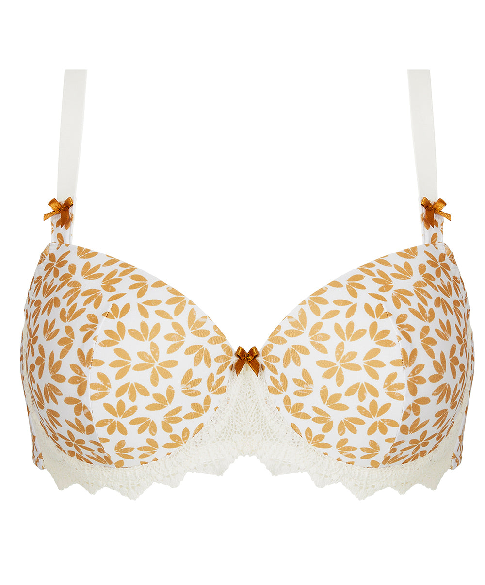 Soutien-gorge coque grande taille Antigel de Lise Charmel Crochet Bohème camel FCJ8034-CB 100