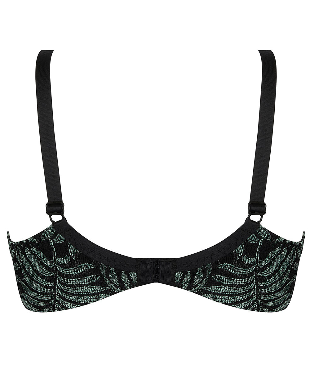 Soutien-gorge coque grande taille Antigel de Lise Charmel Jungle du Soir vert minuit FCJ8044-VM
