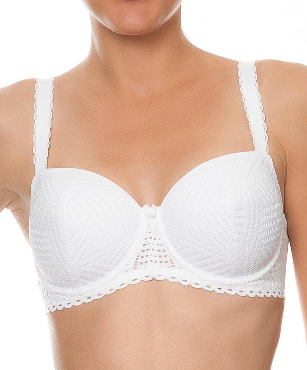 Soutien-gorge coque grande taille Antigel de Lise Charmel Tressage Graphic blanc FCC3837-TB