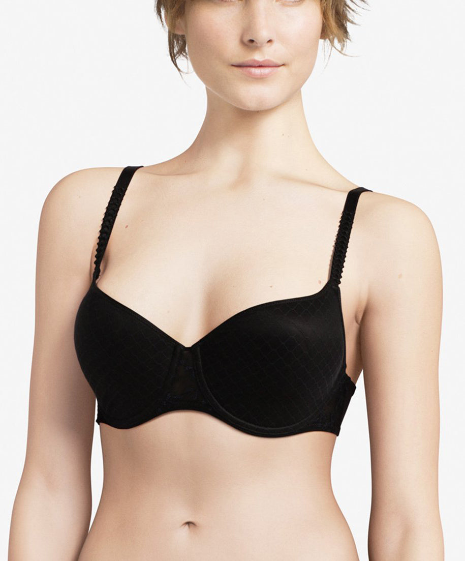 Soutien-gorge coque à mémoire de forme Chantelle Instants noir C13A60-011