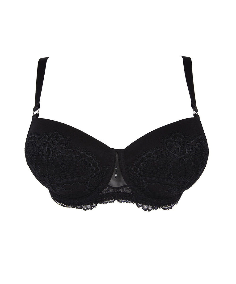 Soutien-gorge coque grande taille Lise Charmel Sublime en Dentelle noir ACH3813-NO 10