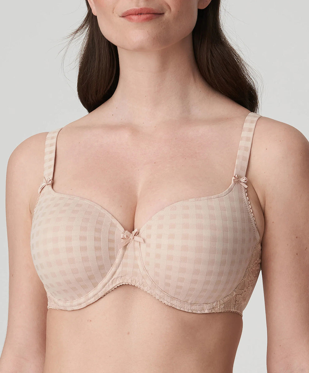 Soutien-gorge coque rembourré décolleté cœur PrimaDonna Madison café latte 0262120-0262121-CAL