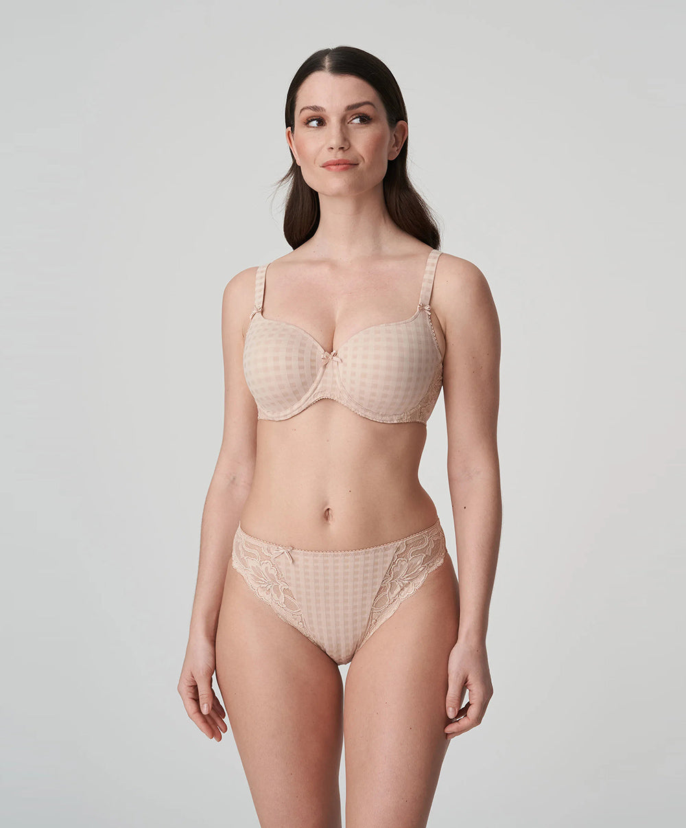 Soutien-gorge coque rembourré décolleté cœur PrimaDonna Madison café latte 0262120-0262121-CAL