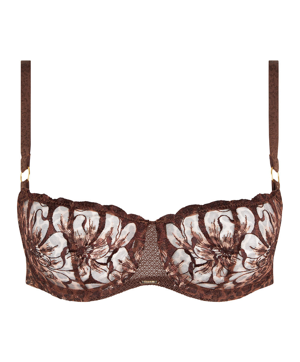 Soutien-gorge corbeille Fleurs imprimé léo Chantelle C12M50-0WF