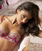 Soutien-gorge corbeille Lise Charmel Envolée de Fleurs fuchsia ACH3083-EF