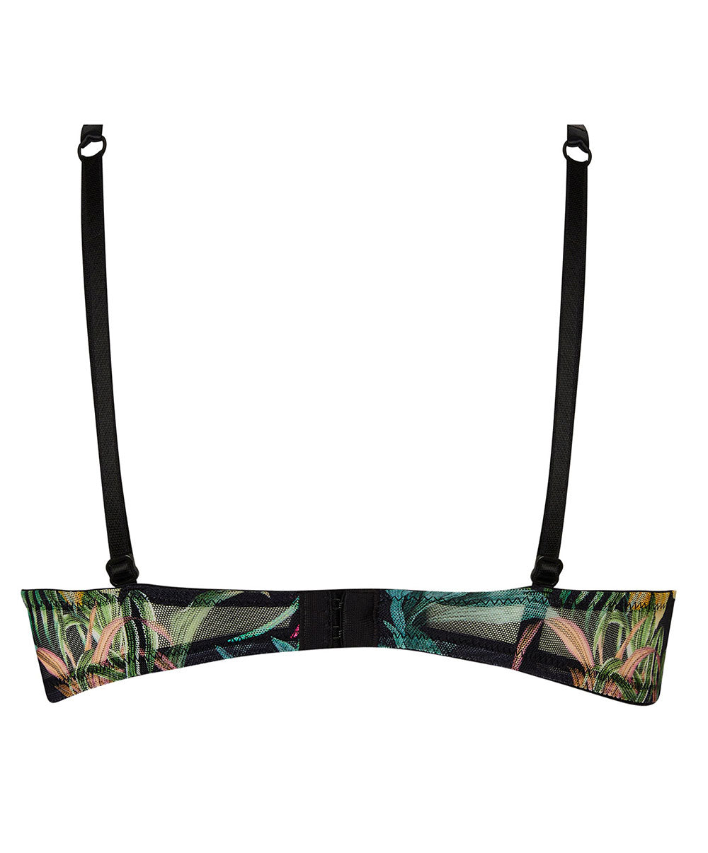 Soutien-gorge corbeille Lise Charmel Fleurs Étoiles éclat étoile (noir et multicolore) ACH3096-EE