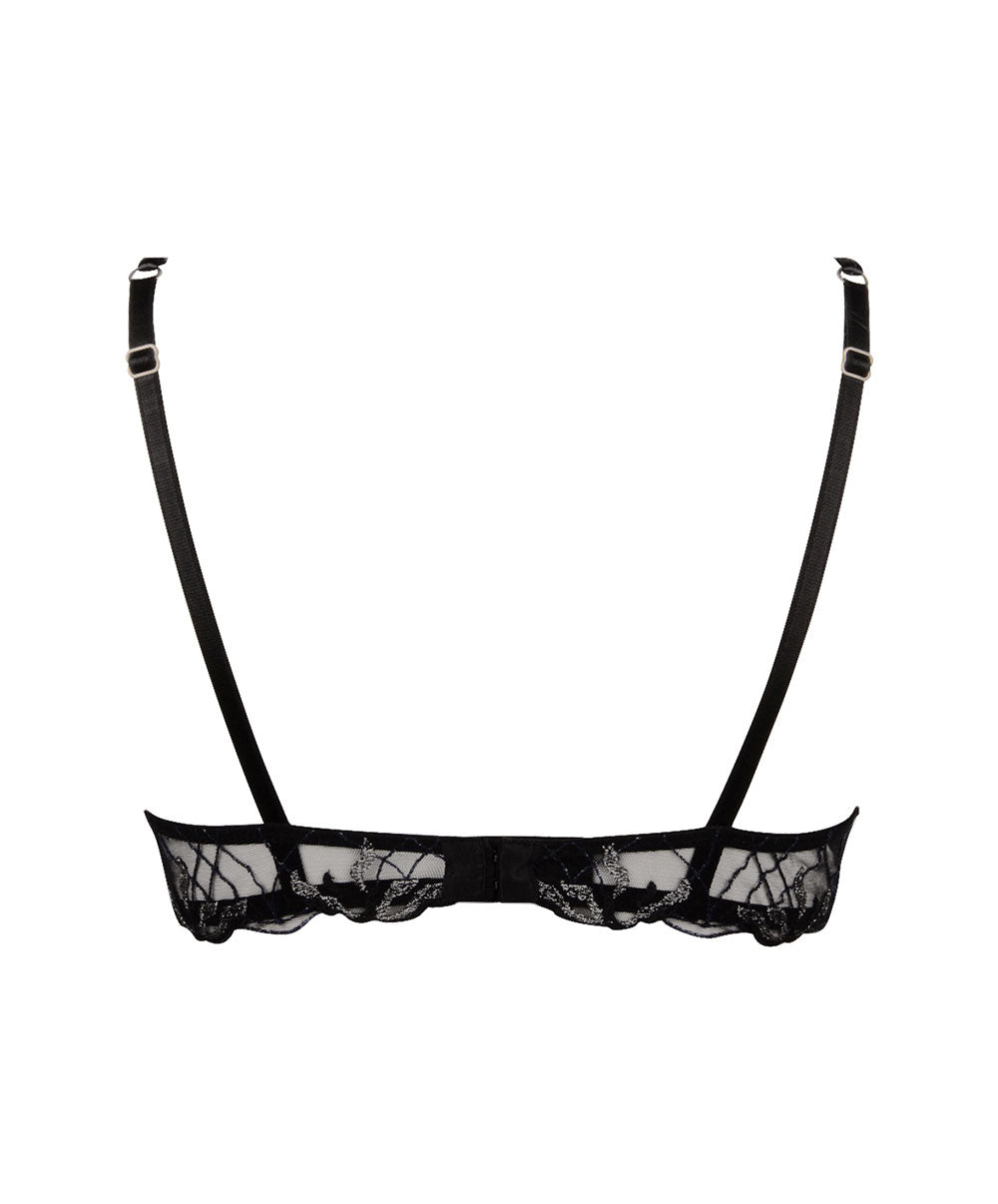 Soutien-gorge corbeille Lise Charmel Les Nuits Chics nuit argent ACH3035-NA
