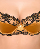 Soutien-gorge coque Lise Charmel Splendeur soie ambre