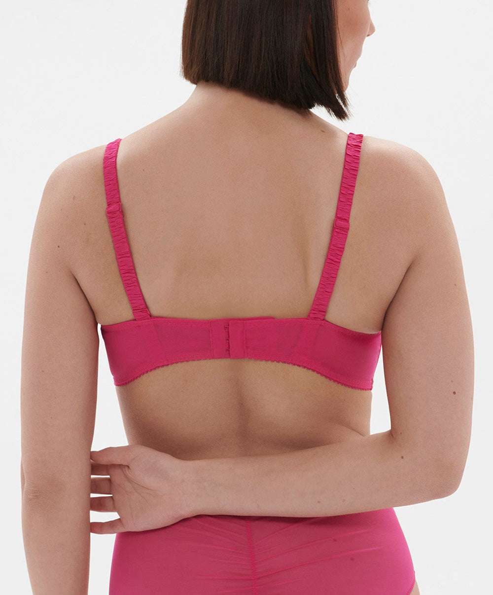 Soutien-gorge corbeille Simone Pérèle Intrigue rose disco 1E2330-346