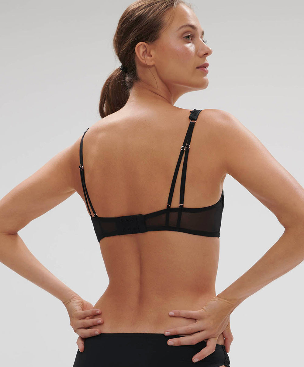 Soutien-gorge corbeille effet bustier Simone Pérèle Mystic noir 1D3330-015