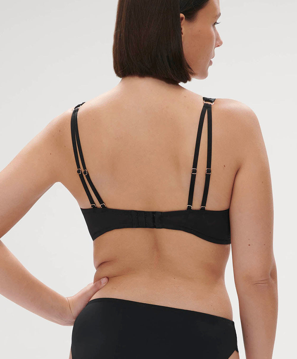 Soutien-gorge corbeille effet bustier Simone Pérèle Mystic noir 1D3330-015