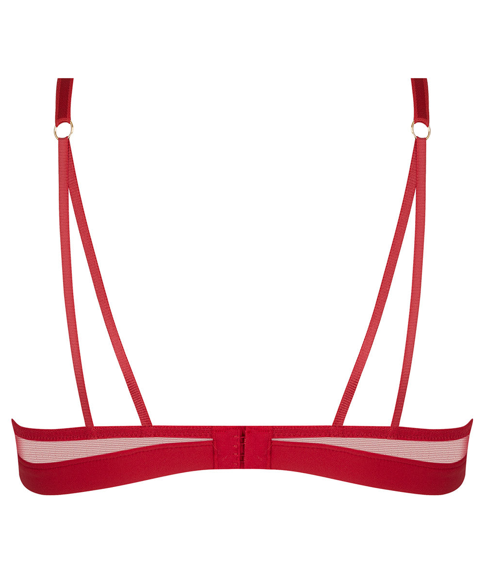 Soutien-gorge corbeille couture verticale Lise Charmel Adorable en Sexy rouge effusion ACH3485-RE