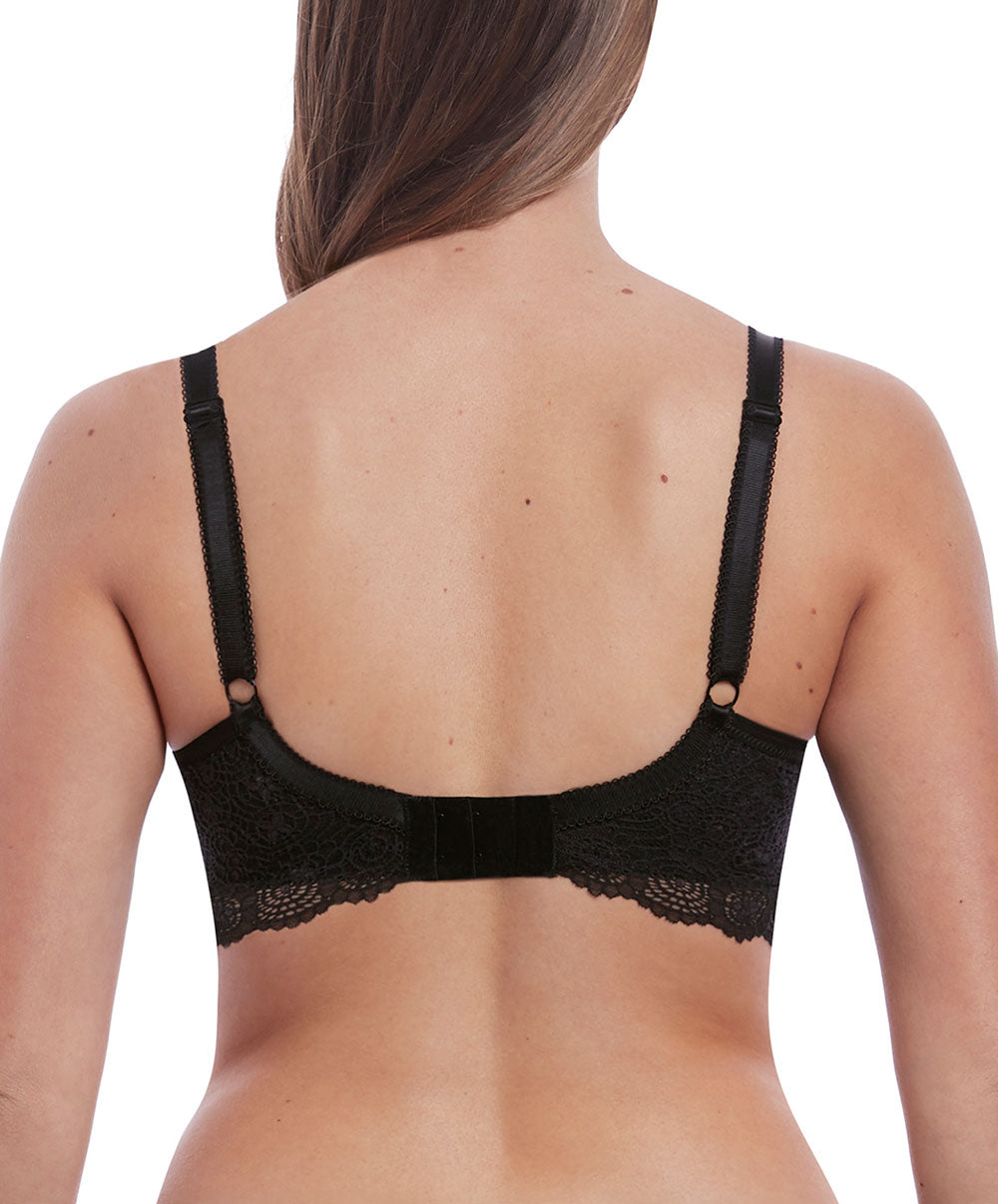 Soutien-gorge couvrant apex haute avec armatures Freya Expression noir AA5494-BLK face