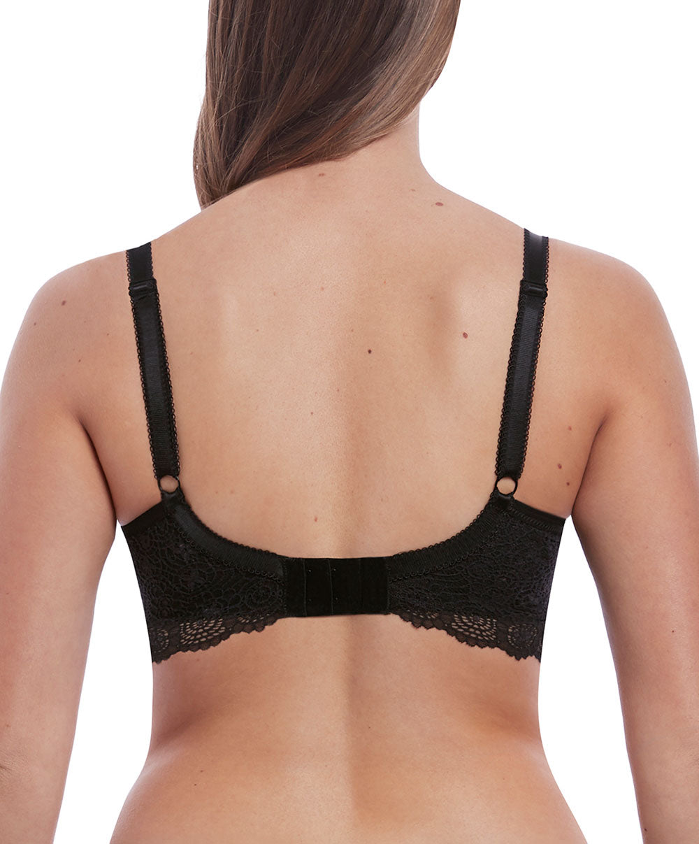 Soutien-gorge couvrant apex haute avec armatures Freya Expression noir AA5494-BLK face