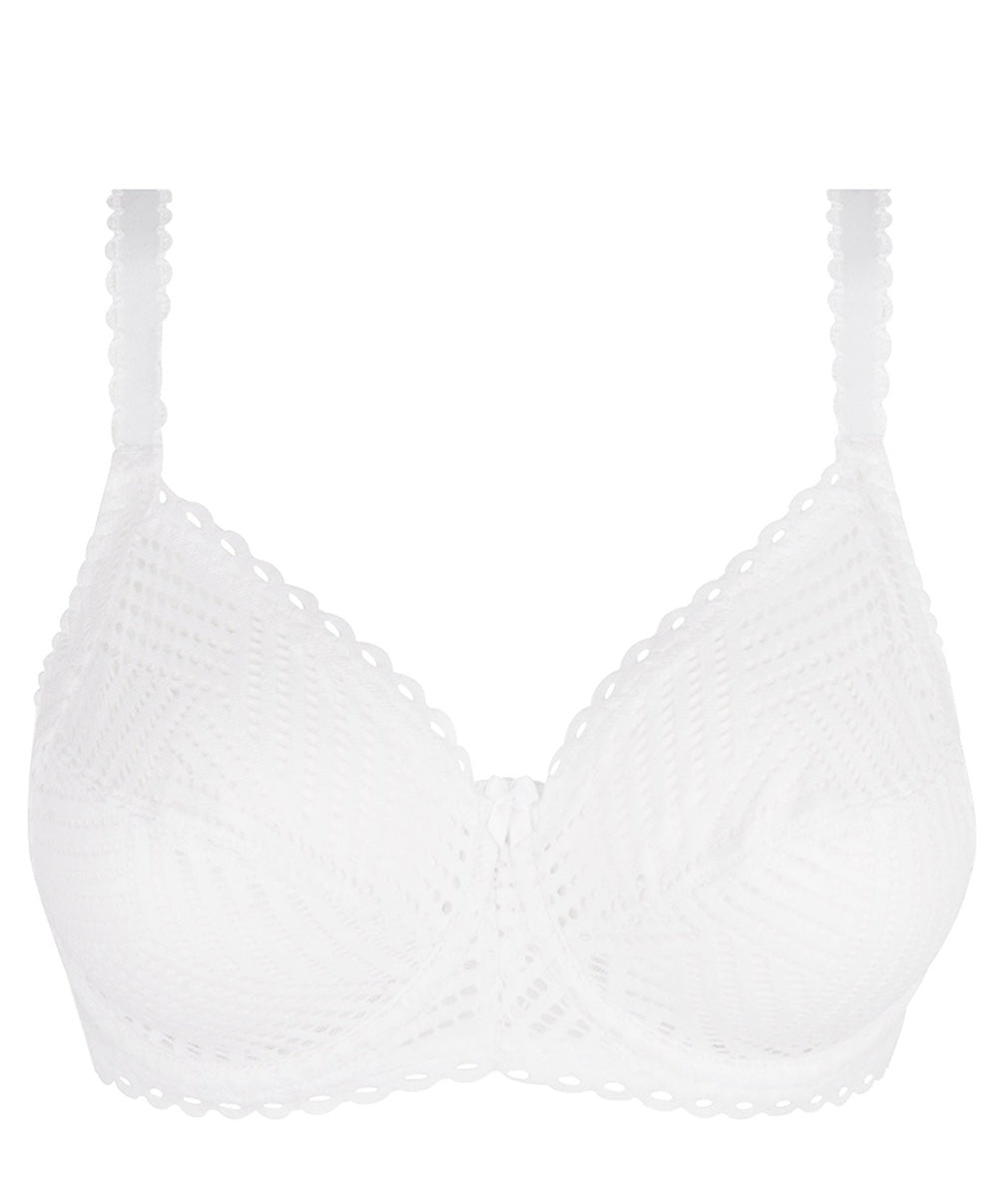 Soutien-gorge couvrant grande taille "Bien-être" Antigel de Lise Charmel Tressage Graphic blanc FCC6137-TB