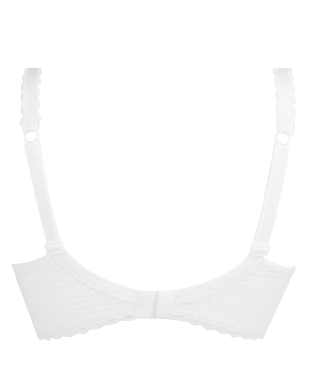 Soutien-gorge couvrant grande taille "Bien-être" Antigel de Lise Charmel Tressage Graphic blanc FCC6137-TB