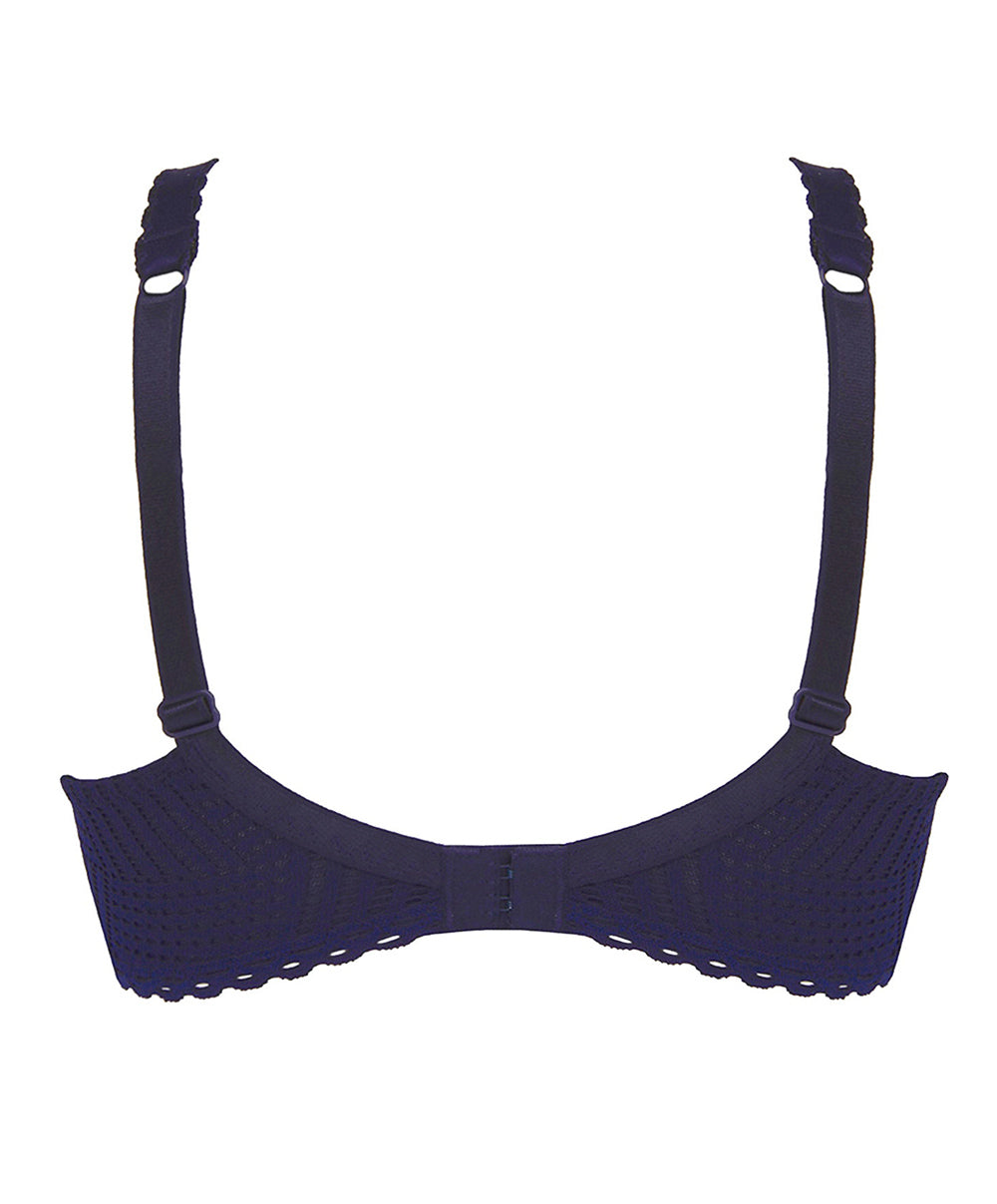Soutien-gorge couvrant grande taille "Bien-être" Antigel de Lise Charmel Tressage Graphic marine FCC6137-TM 100