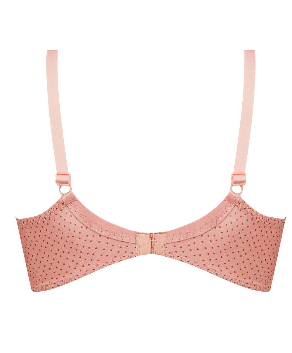 Soutien-gorge couvrant grande taille armature "Bien-être" Antigel de Lise Charmel Pétille en Glam bulles rosées FCH6182-BR