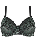 Soutien-gorge couvrant grande taille armatures "Bien-être" Antigel de Lise Charmel Jungle du Soir vert minuit FCJ6144-VM 100