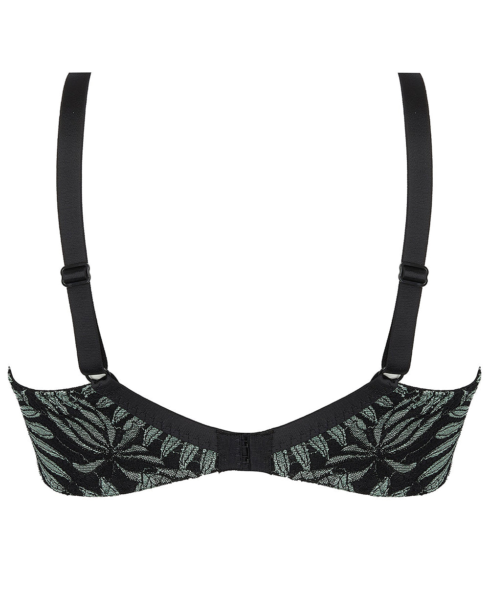 Soutien-gorge couvrant grande taille armatures "Bien-être" Antigel de Lise Charmel Jungle du Soir vert minuit FCJ6144-VM 100