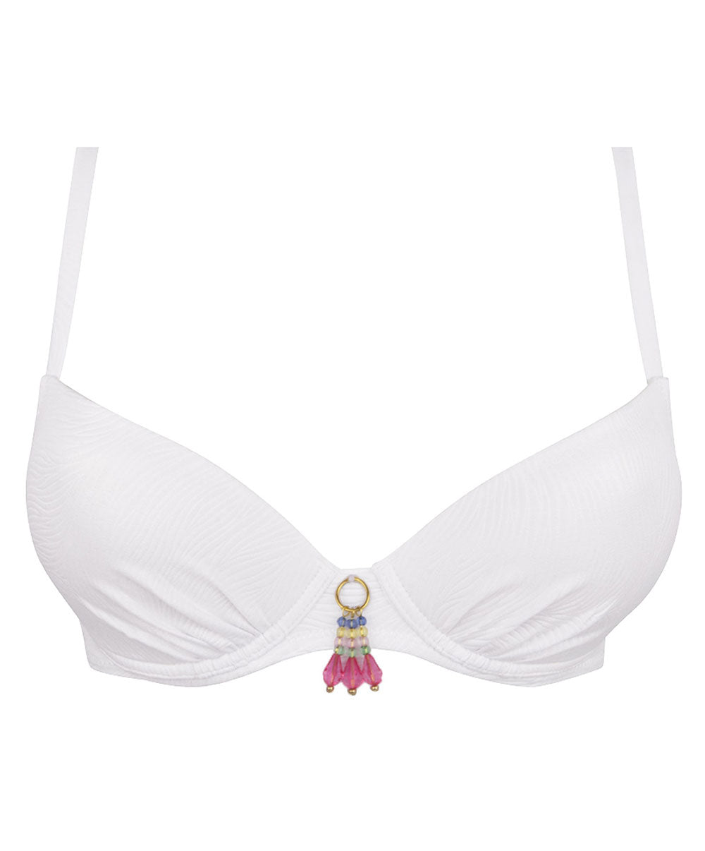 Soutien-gorge de bain coque La Muse des Vagues blanc Antigel Bain EBB4326-VB 100
