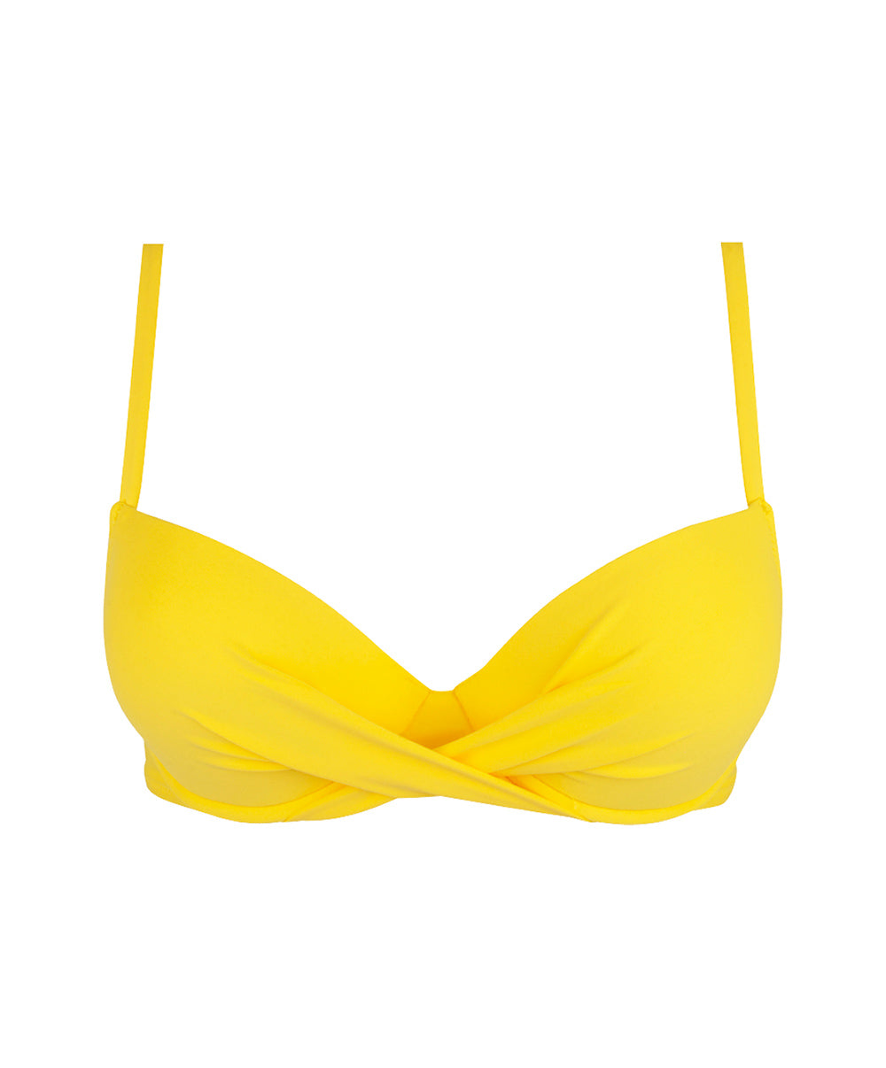 Soutien-gorge de bain coque La Chiquissima jaune Antigel Bain EBB4314-MS