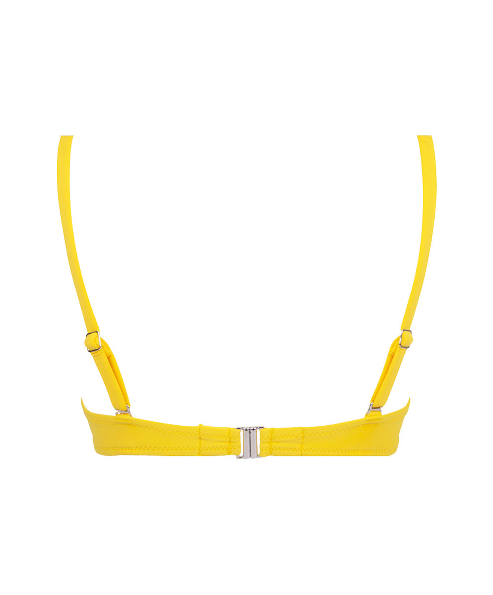 Soutien-gorge de bain coque La Chiquissima jaune Antigel Bain EBB4314-MS