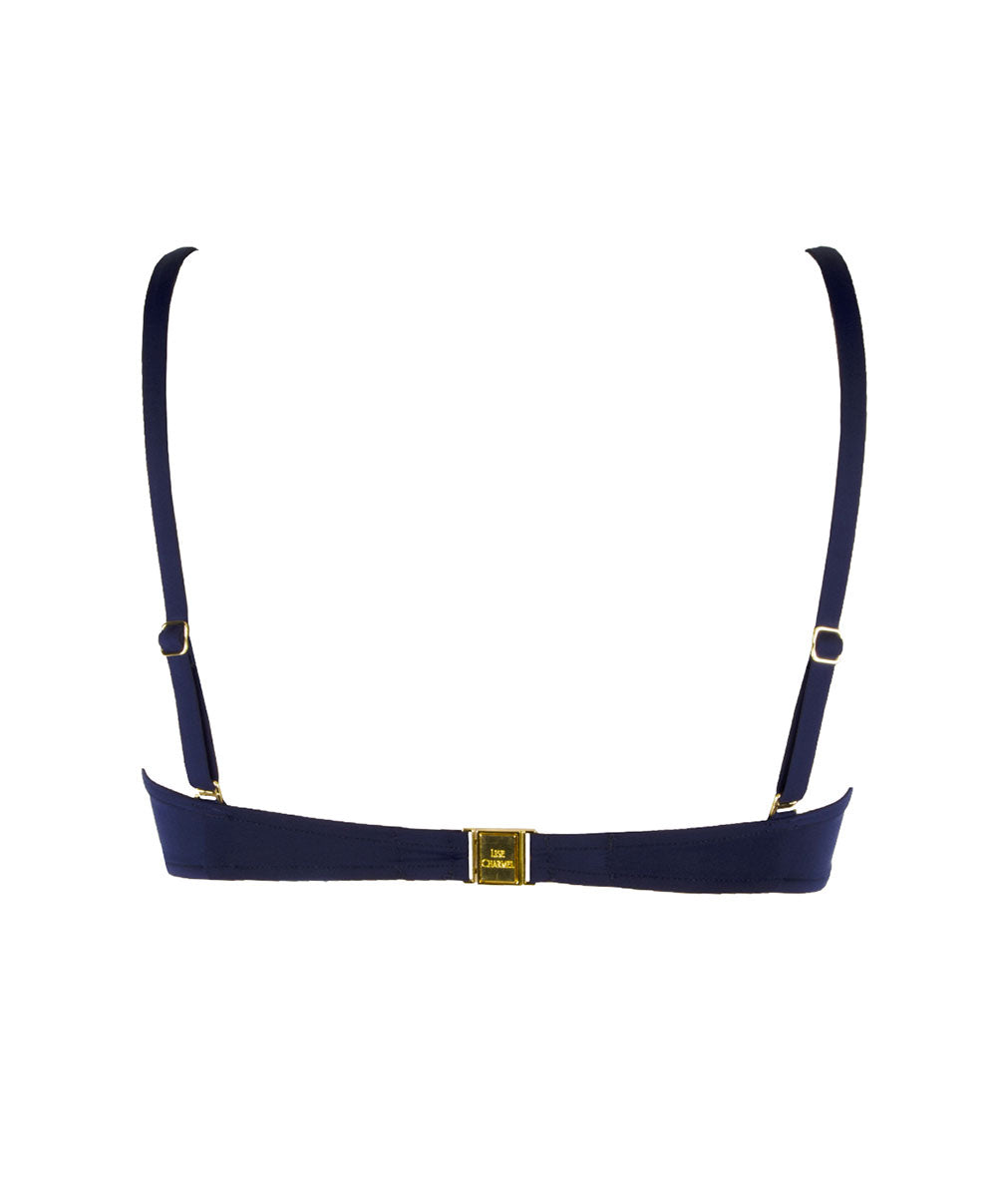 Haut de maillot de bain coque Lise Charmel bain Sublime Drapé marine ABB8050-MP 10