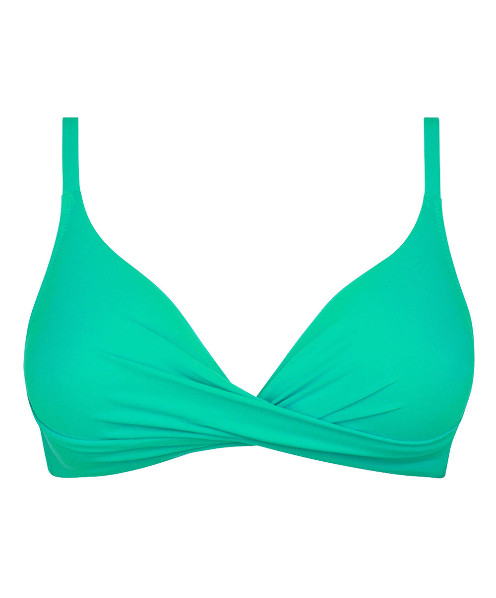Soutien-gorge de bain coque sans armatures La Chiquissima émeraude Antigel Bain FBB6614-MD 3
