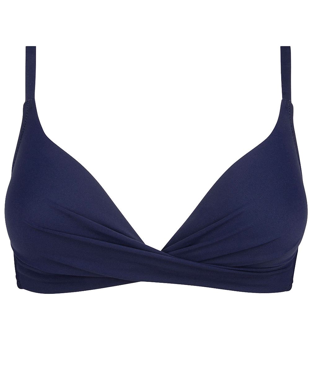 Soutien-gorge de bain coque sans armatures La Chiquissima marine Antigel Bain FBB6614-MM 3