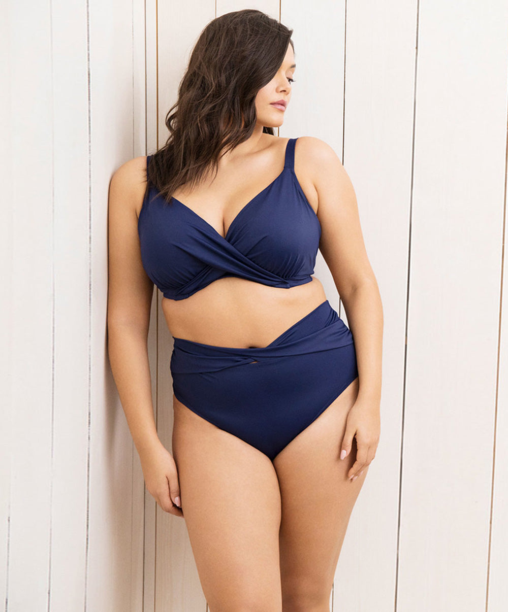 Soutien-gorge de bain grande taille couvrant Elomi swim Magnetic midnight blue ES7193-MIH