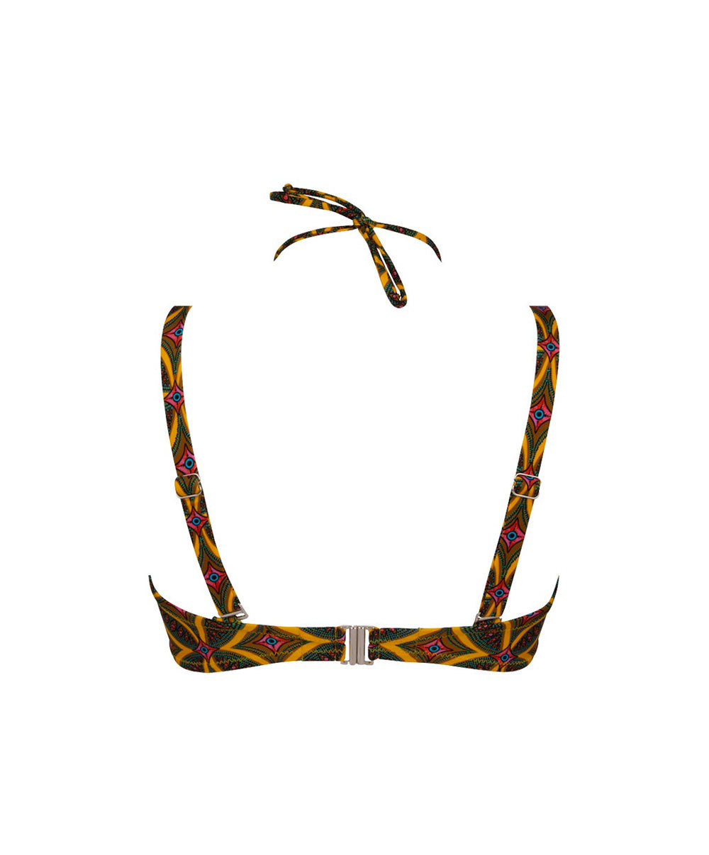 Soutien-gorge de bain souple bandeau La Muse Africa jaune Antigel Bain FBB7456-JA