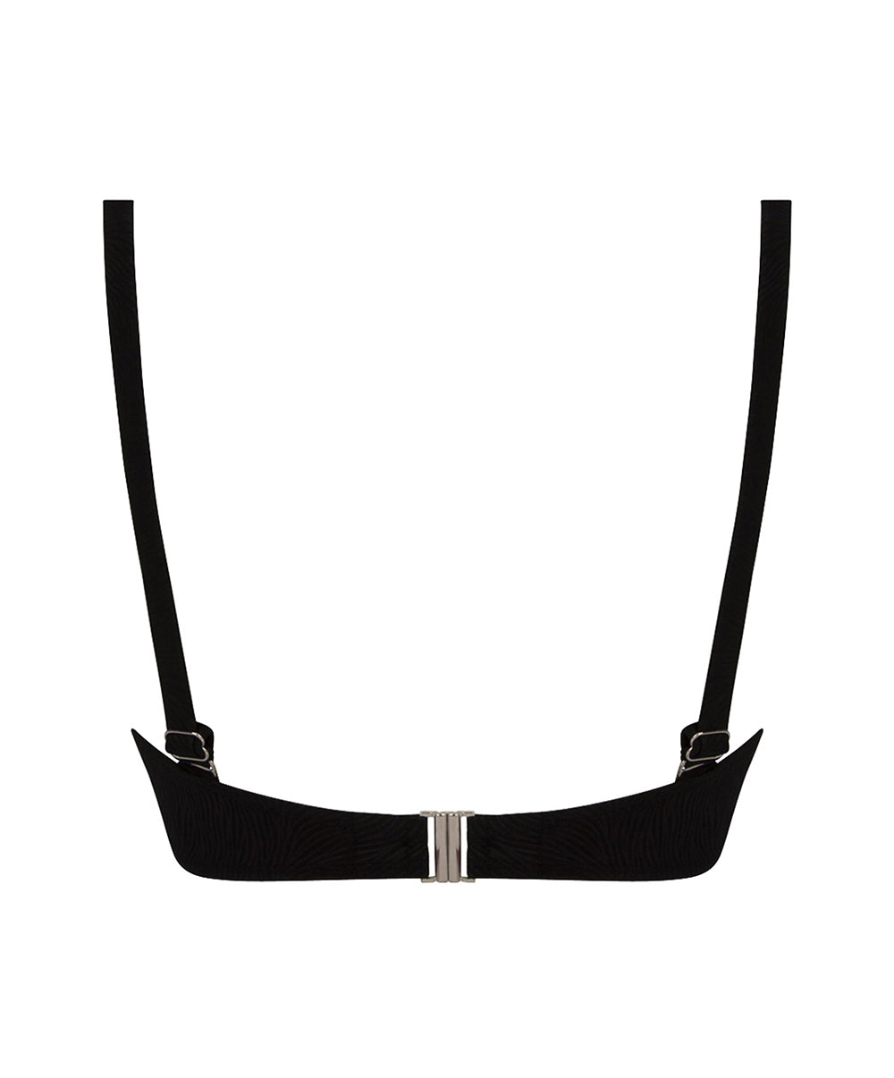 Soutien-gorge de bain souple bandeau La Muse des Vagues noir Antigel Bain FBB7426-NO 10