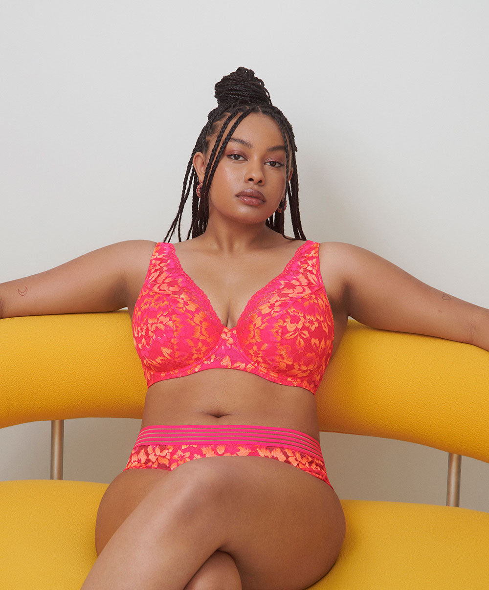 Soutien-gorge demi-mousse plongeant armatures Twist PrimaDonna Verao L.A. pink 0142374-LSP