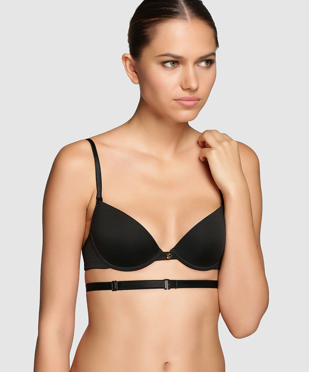 Soutien-gorge dos nu Lise Charmel Mode Pure noir ACA2119-NO