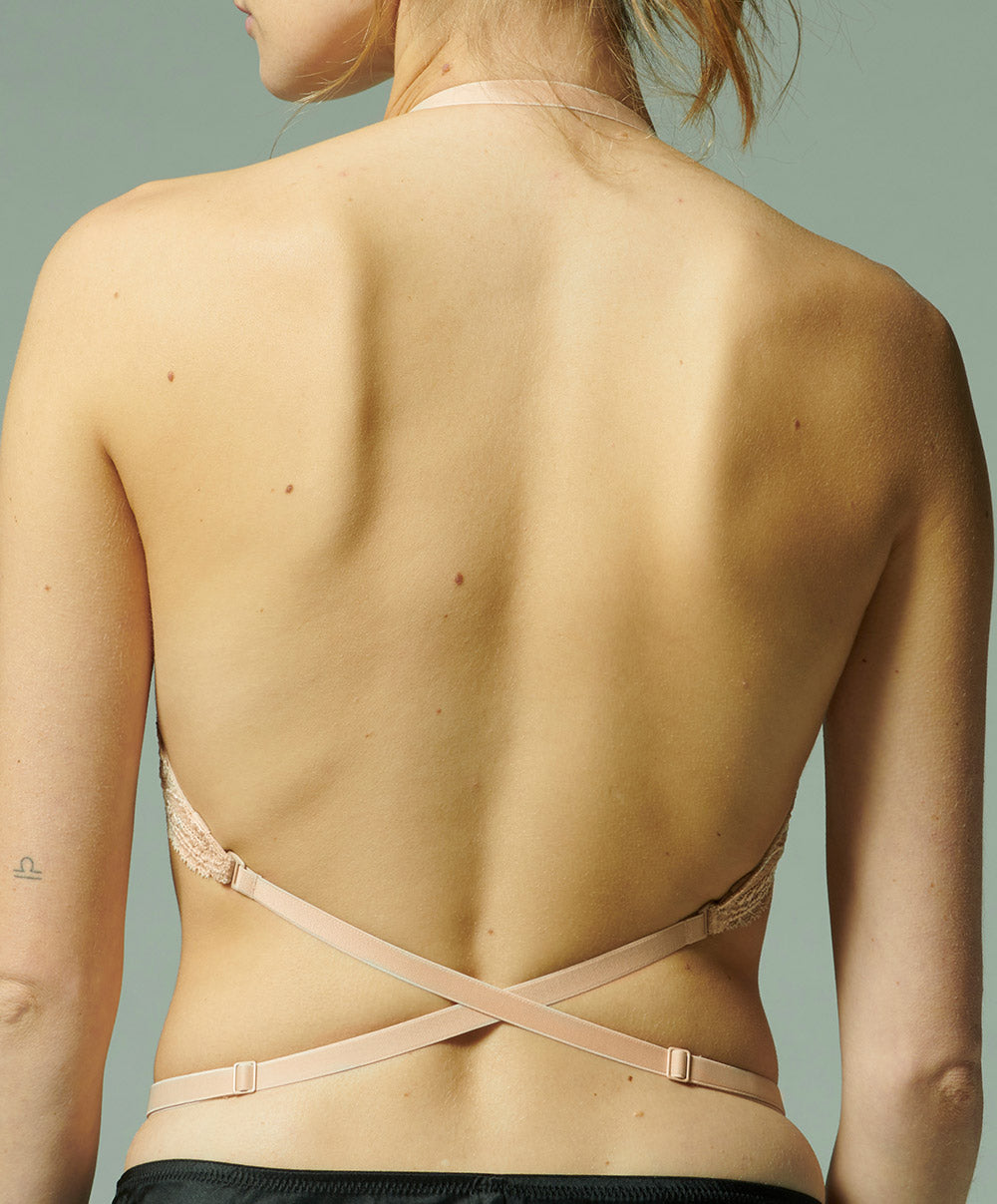 Soutien-gorge dos nu multipositions Simone Pérèle Eden peau rosée 12E370-739